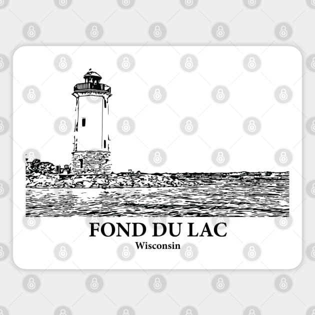 Fond du Lac - Wisconsin Magnet by Lakeric